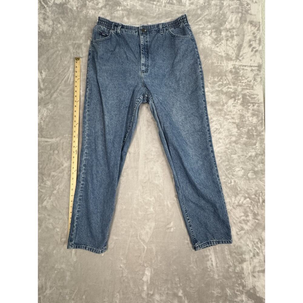 Vintage Women's‎ Lee Dark Blue Denim Jeans Size 18